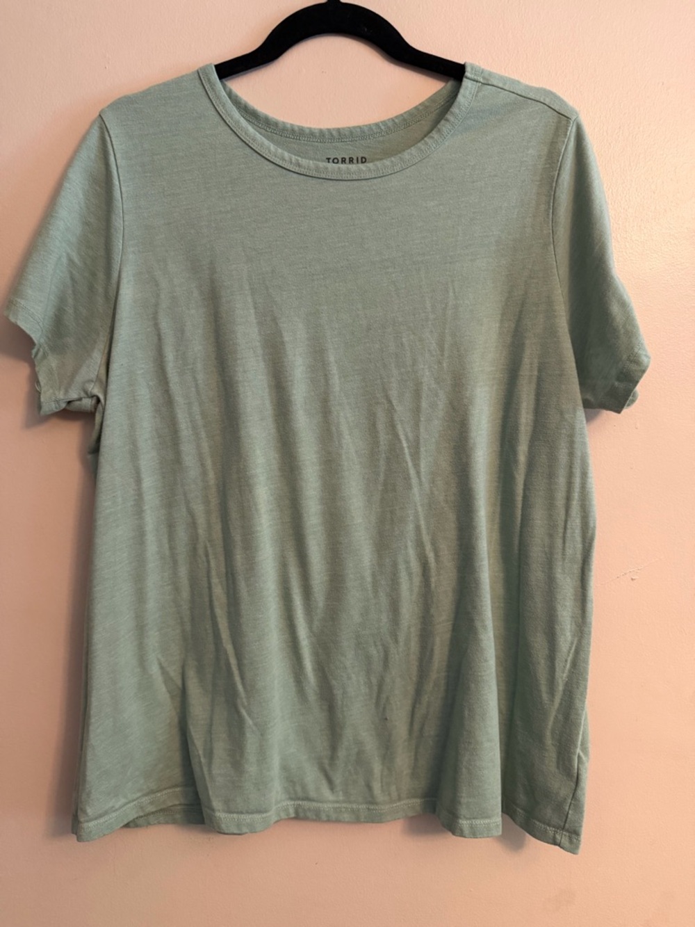 torrid Light Mint Green Short Sleeve Crew Tee